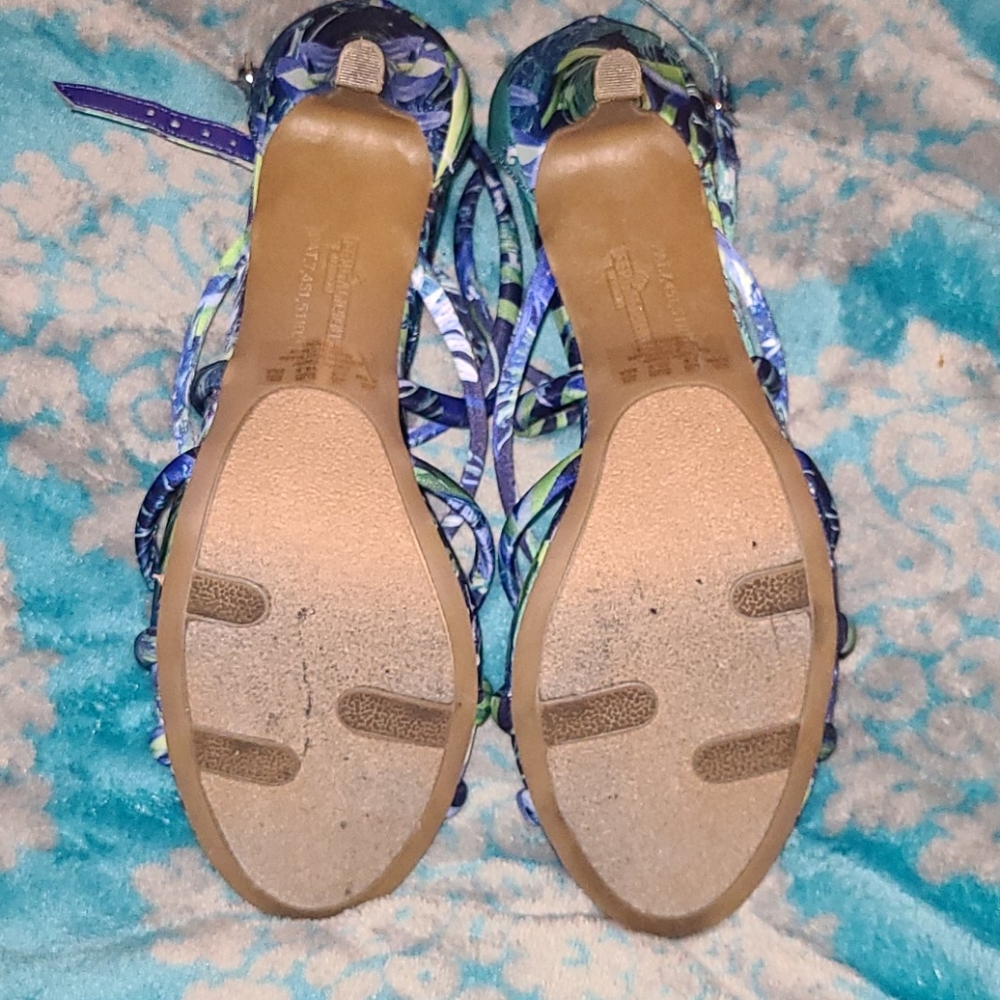 Fergalicious Tropical Patterned Heels - image 4